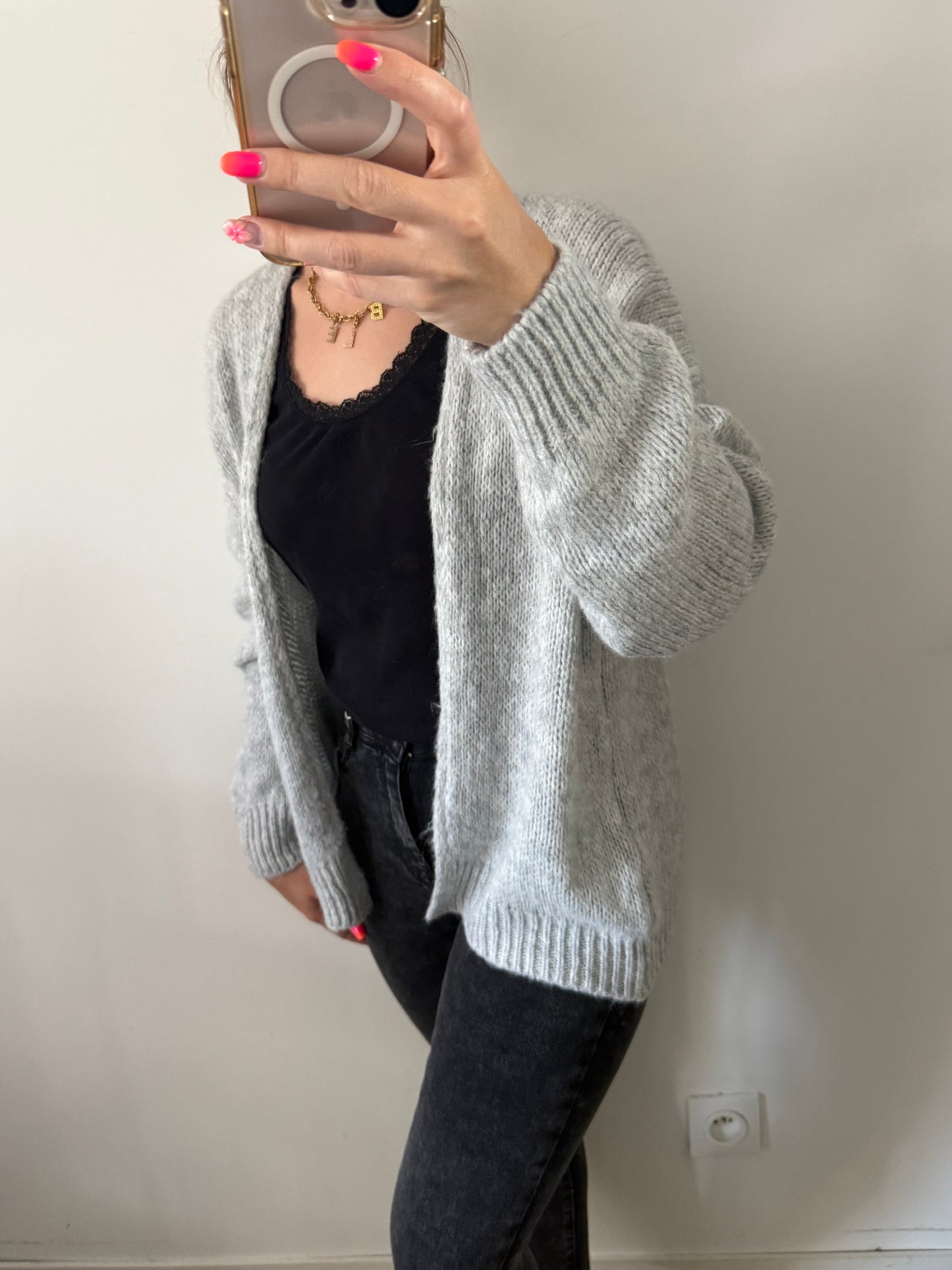 Gilet gris