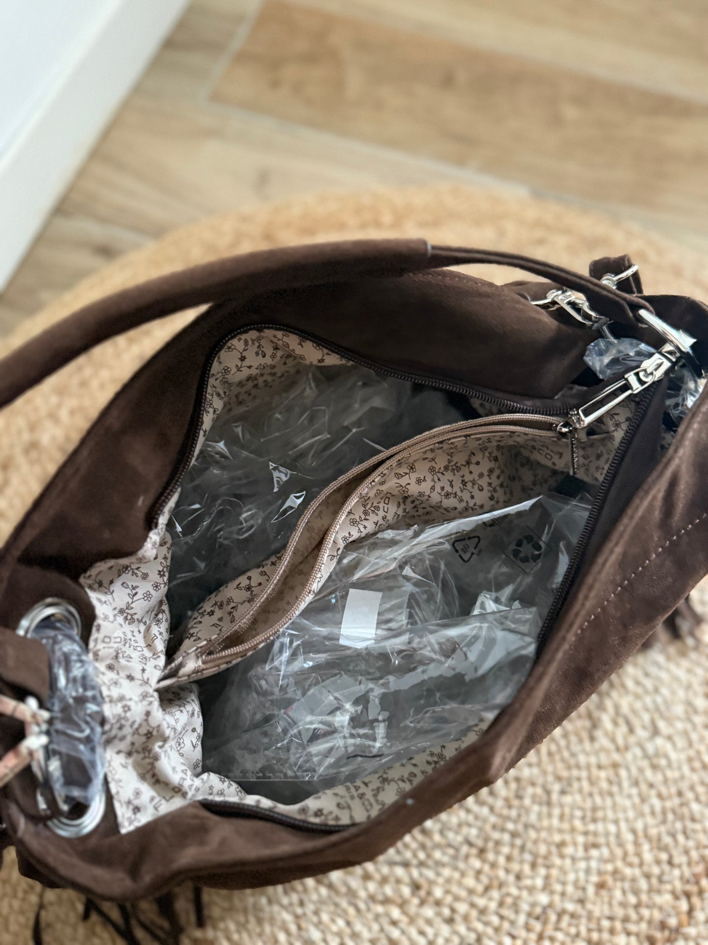 Sac polochon chocolat