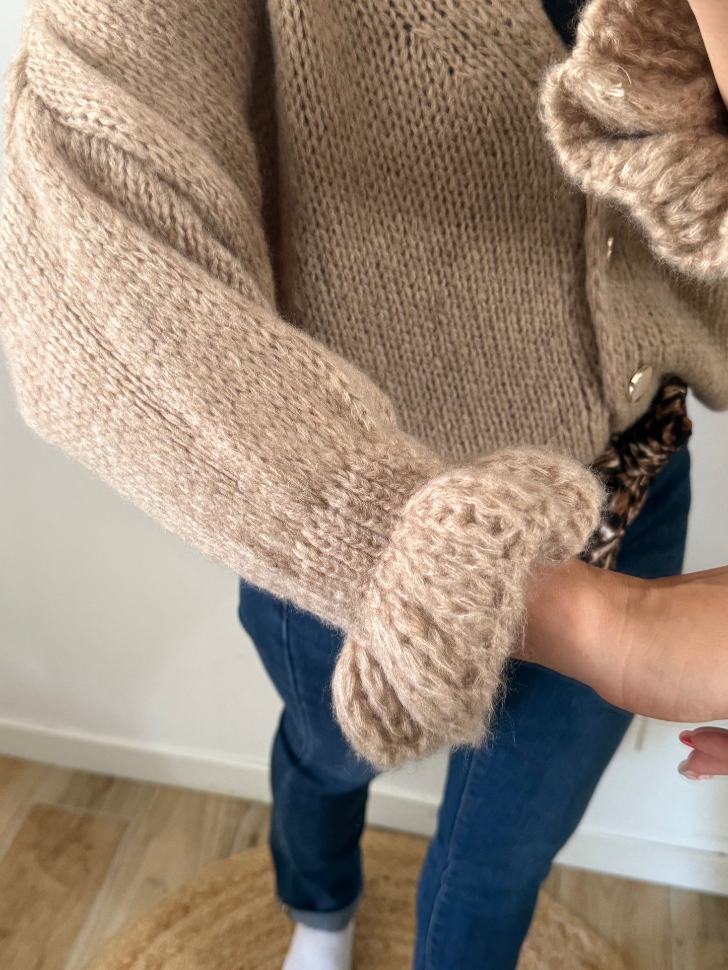 Gilet bouton