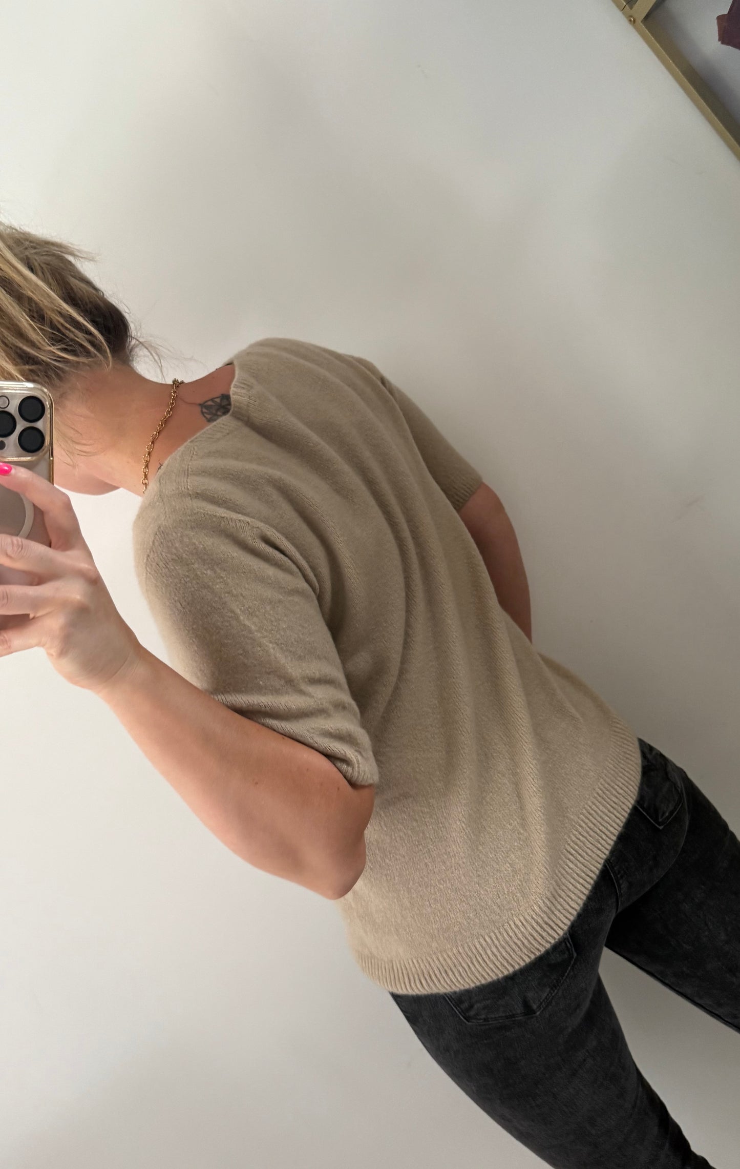 Pull manche courte
