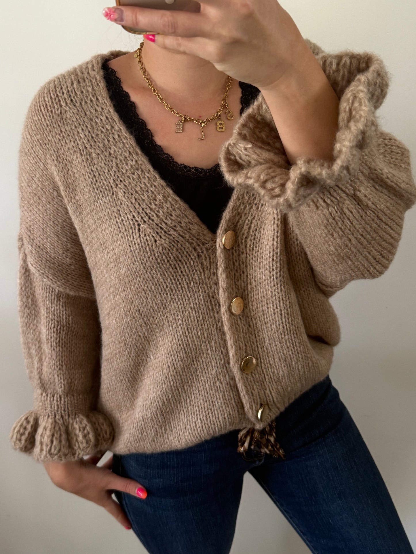 Gilet bouton
