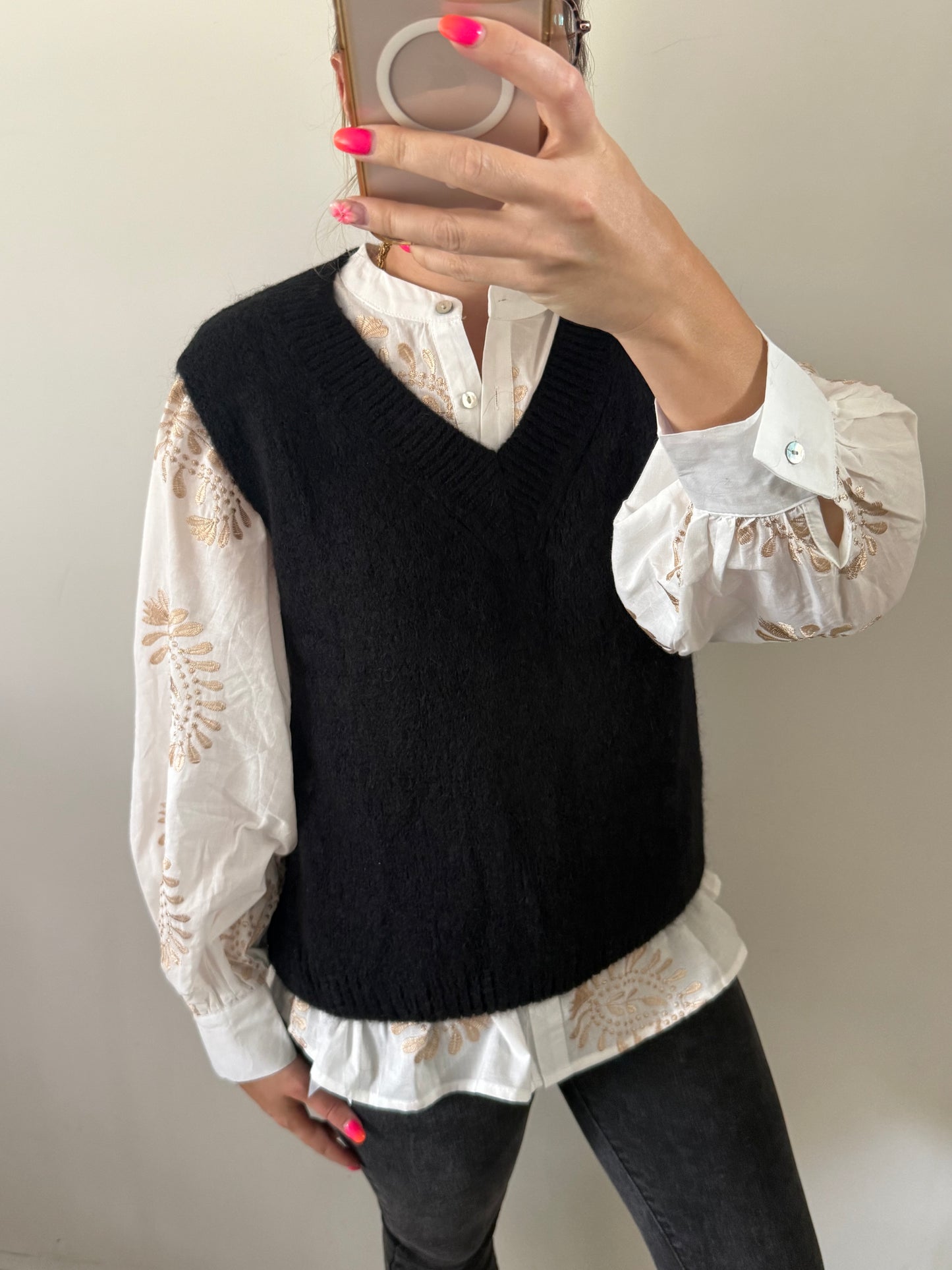 Chemise brodé
