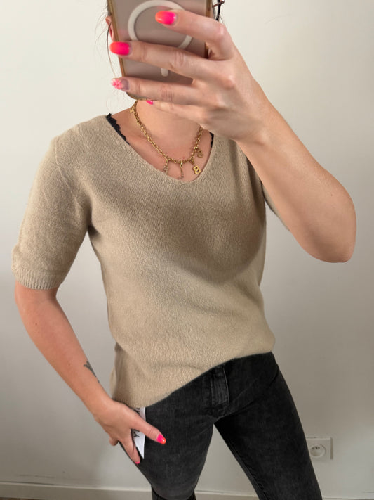 Pull manche courte