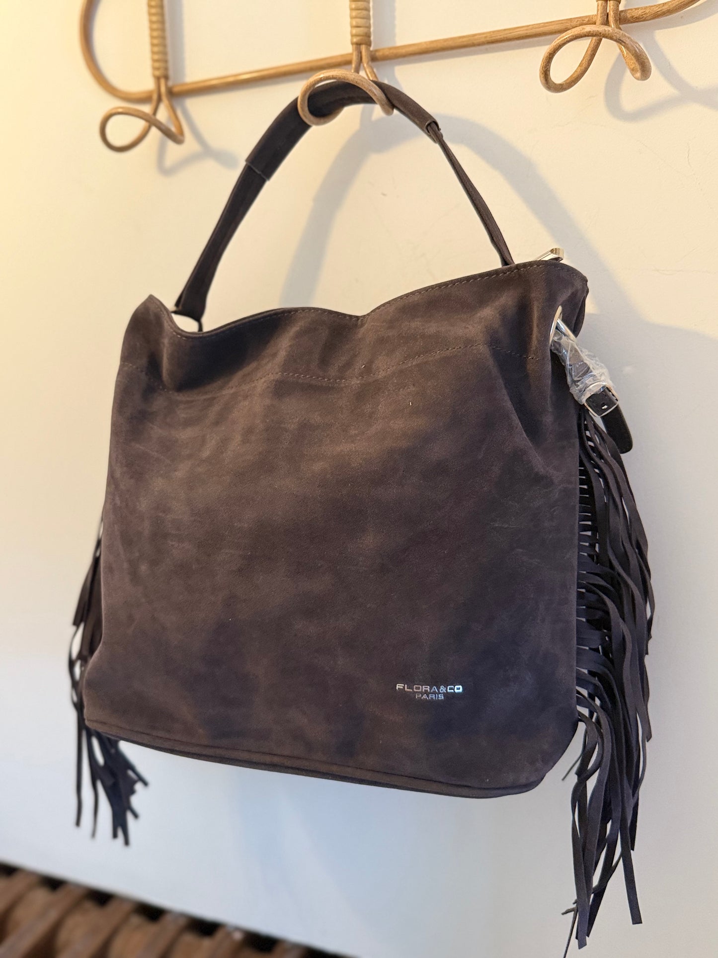 Sac polochon gris