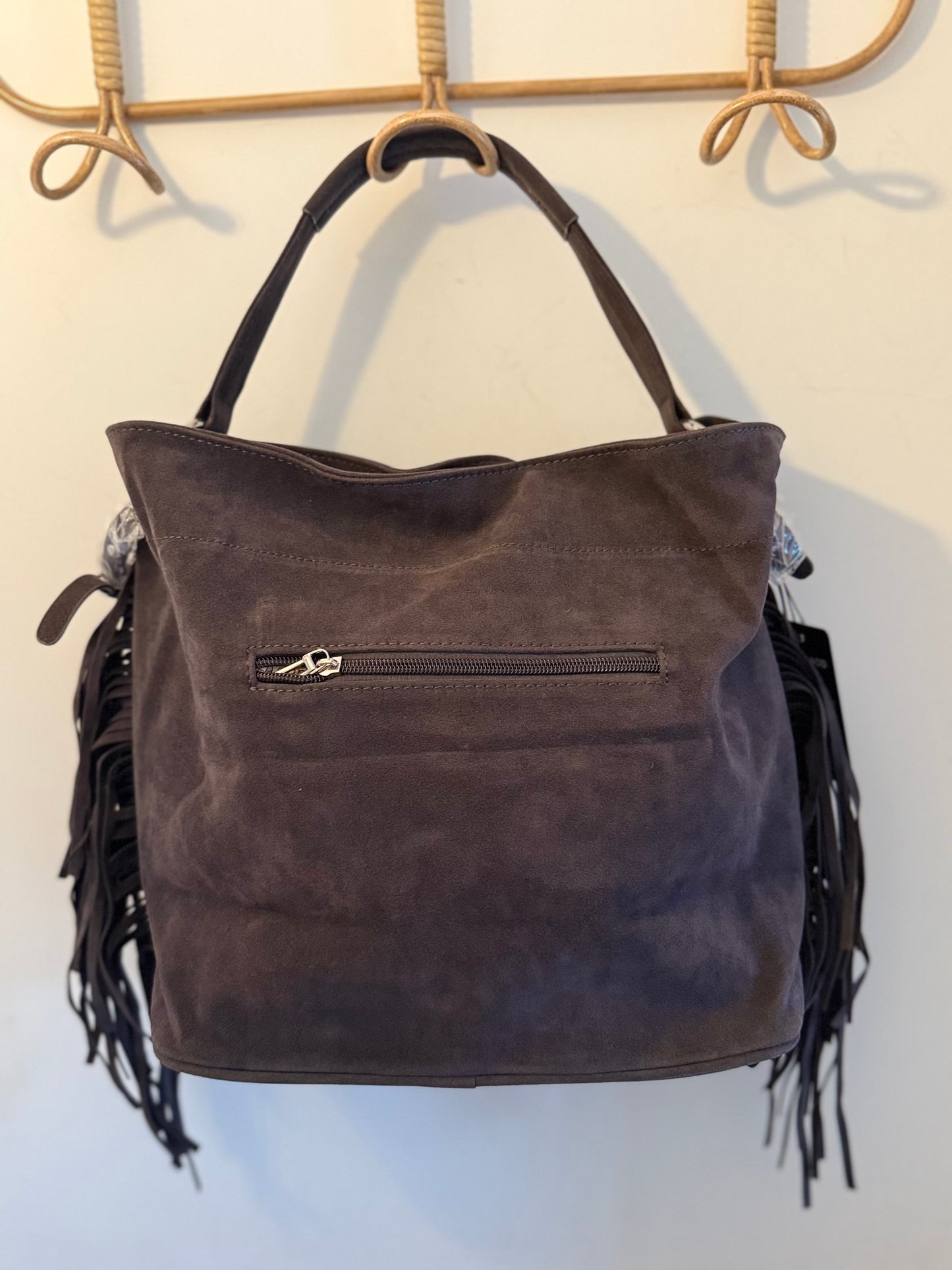 Sac polochon gris